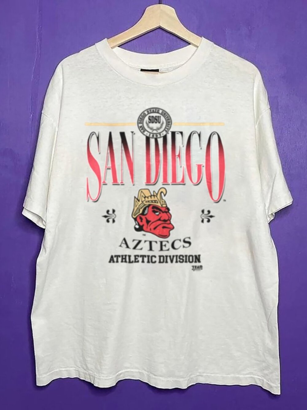 Vintage 90s San Diego State University SDSU Shirt, San Diego State Aztecs Shirt